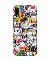 Sticker Bomb Redmi Y3 Back Cover